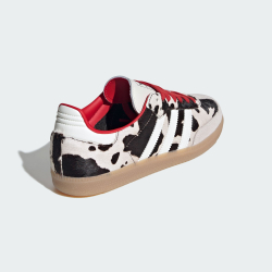 ADIDAS Кроссовки Samba OG с анималистическим принтом, белый/черный