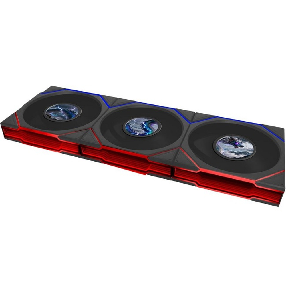 Комплект вентиляторов для корпуса Lian Li UNI FAN TL LCD FLEX 120 ARGB, черный (12TLLCD1F3B), (G9F.12TLLCD1F3B.R0)