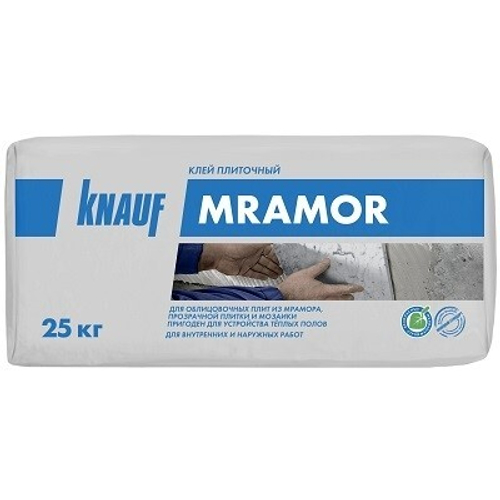 Клей плиточный КНАУФ Мрамор белый 25кг