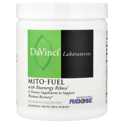 DaVinci Laboratories, Mito-Fuel с биоэнергетической рибозой, 300 г (10,58 унции)
