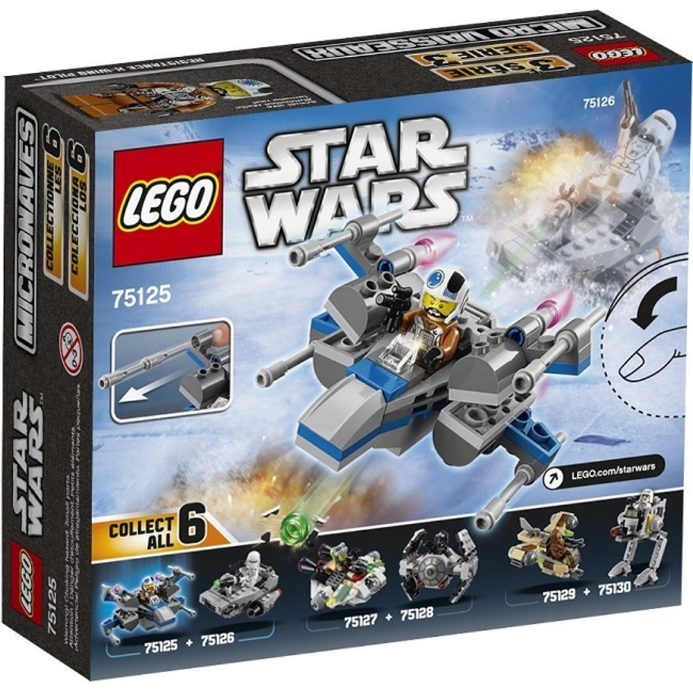 Конструктор LEGO Star Wars 75125 Истребитель Повстанцев, 87 элементов, с мини-фигуркой