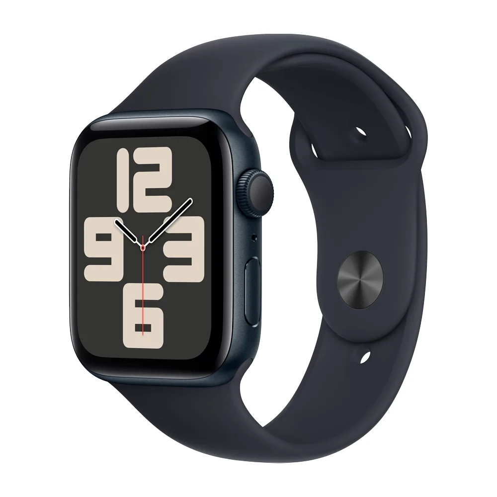 Умные часы Apple Watch SE 2 (2023) GPS, 44mm, Aluminium Case with Sport Band M/L, Midnight (Тёмная ночь)