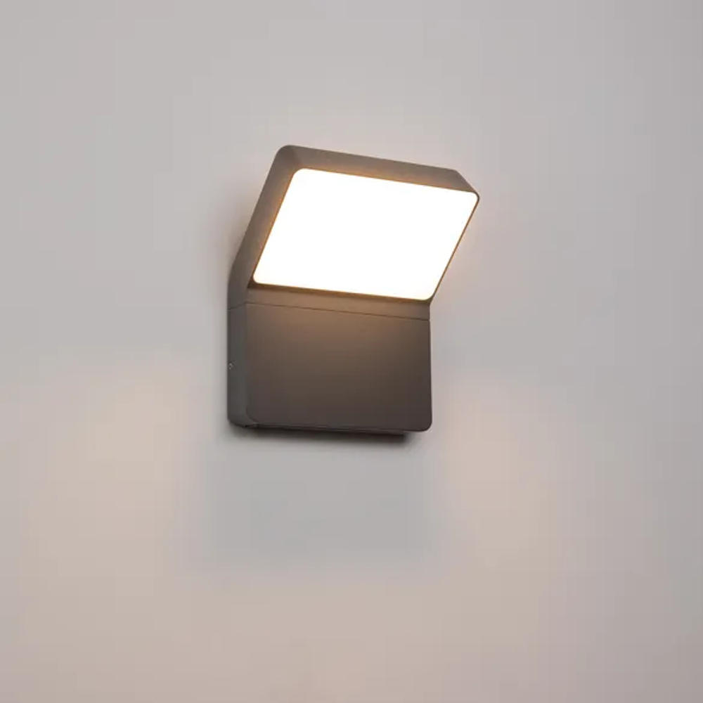 Светильник LGD-ECRAN-WALL-9W Warm3000 (GR, 108 deg, 230V) (Arlight, IP65 Металл, 3 года) 029989