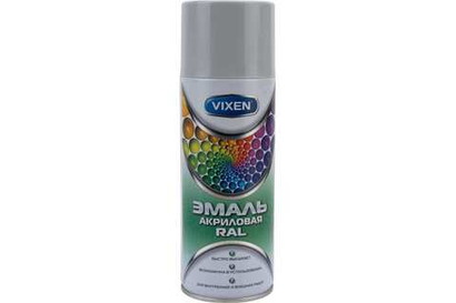 Эмаль акриловая Vixen RAL7035 светло-серый (520мл) аэрозоль