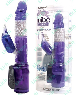 Фиолетовый вибромассажер VIBE RABBIT GRAPE