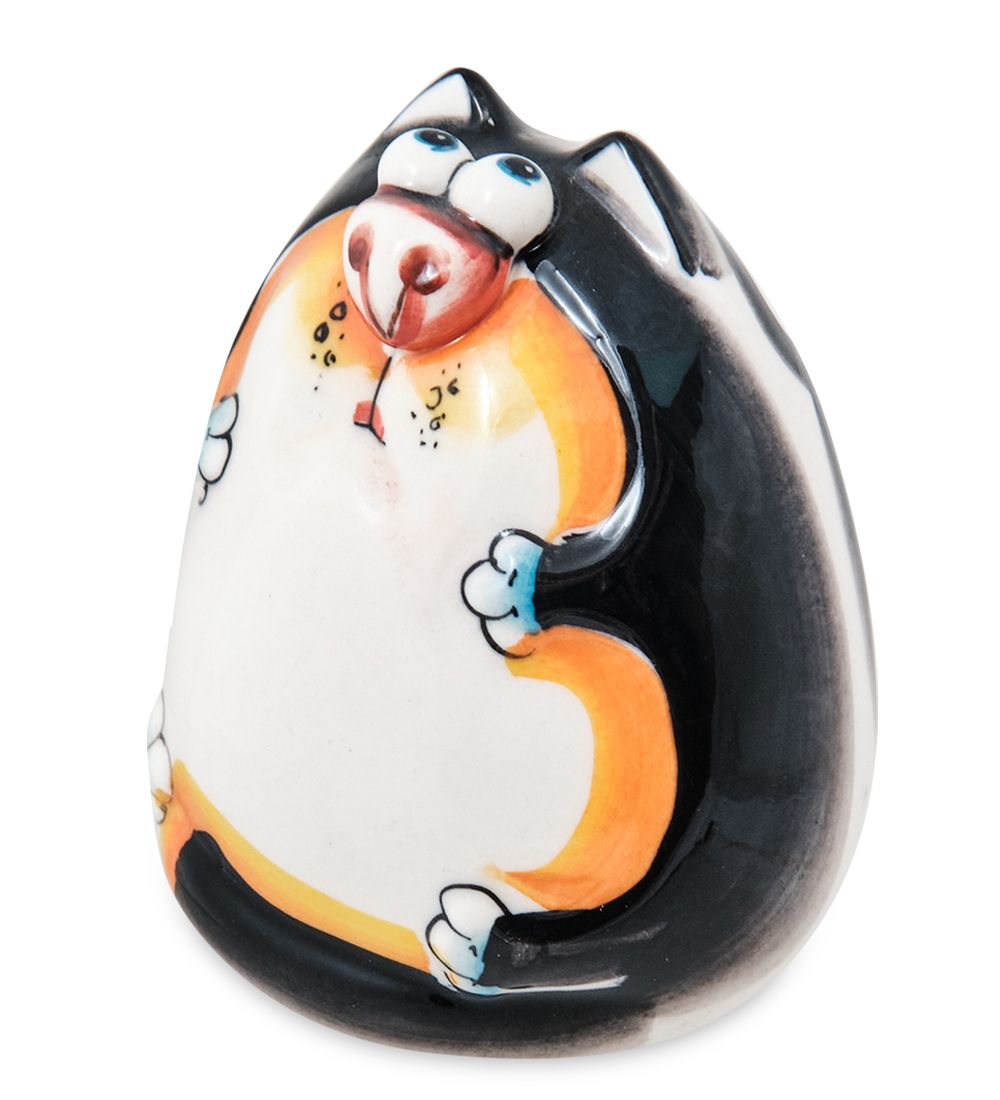 ГЛ- 924 Фигурка «Кот Жорж» (Гжельский фарфор)