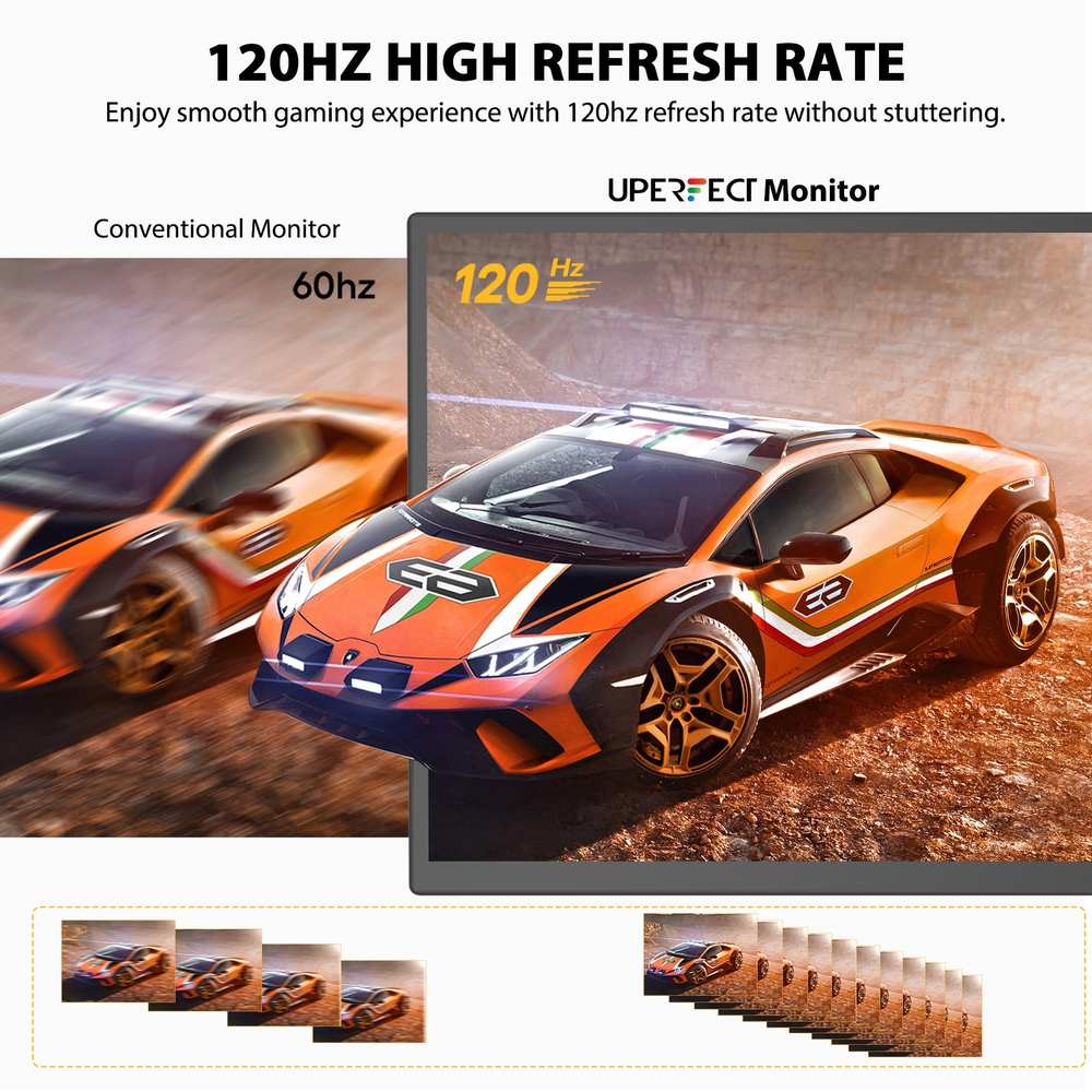 18.5" Портативный сенсорный монитор UPERFECT Ugame T7 Touch FHD 1920x1080, 120 Гц, IPS