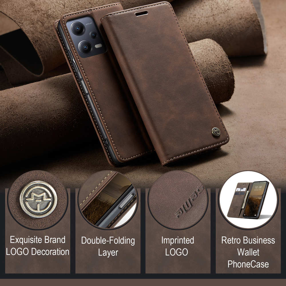 Чехол-книжка CaseMe Matte Xiaomi Redmi Note 12 5G