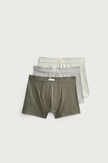 ZARA НАБОР ИЗ 3 ТРУСОВ-БОКСЕРОВ SOFT, РАЗНОЦВЕТНЫЙ