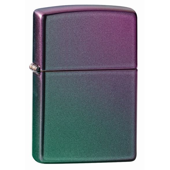 Цена наЗажигалка ZIPPO Classic с покрытием Iridescent, латунь/сталь, фиолетовая, матовая, 36x12x56 мм