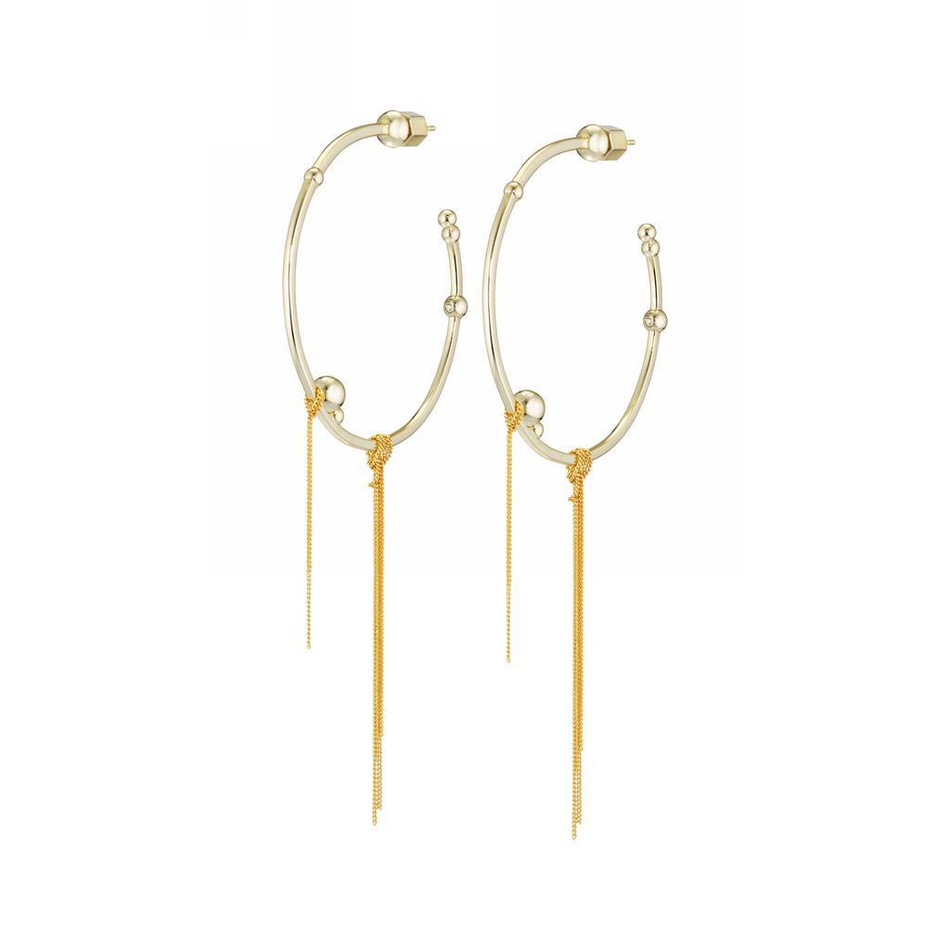 Серьги-кольца Bubble Word — Caviar Jewellery, золото