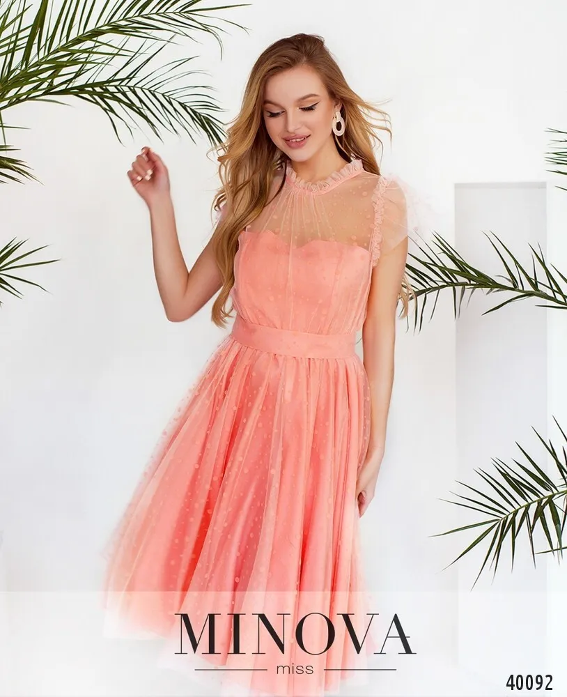 Платье 3144-персик Minova