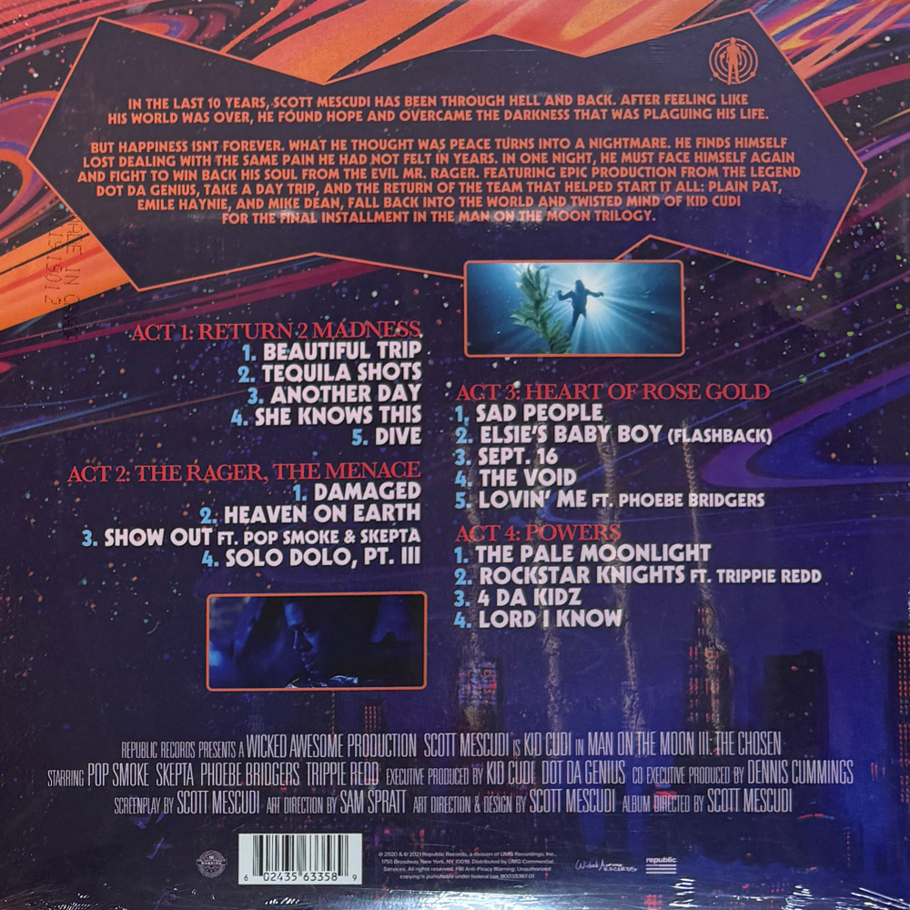 Виниловая пластинка Kid Cudi – Man On The Moon III: The Chosen 2LP