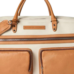 Brunello Cucinelli Cow Leather Trolley Bag 20 Inch Men"s Beige
