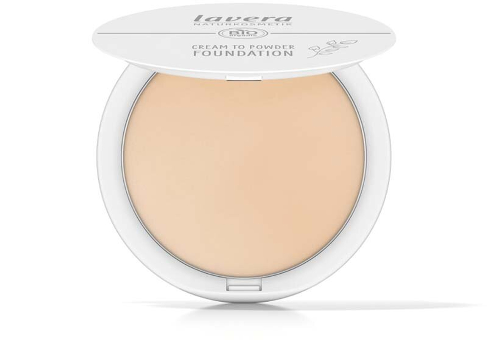 Тональная основа Cream to Powder Foundation - Light 01 Lavera Naturkosmetik, 10 гр