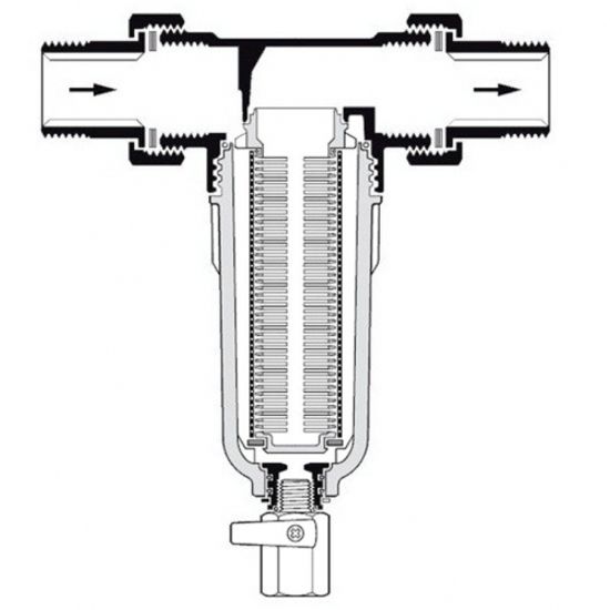 Самопромывной фильтр для горячей воды Honeywell 1/2"