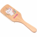Расческа массажная детская «Baby brush» Kitty, цвет корич, 22*6,5см