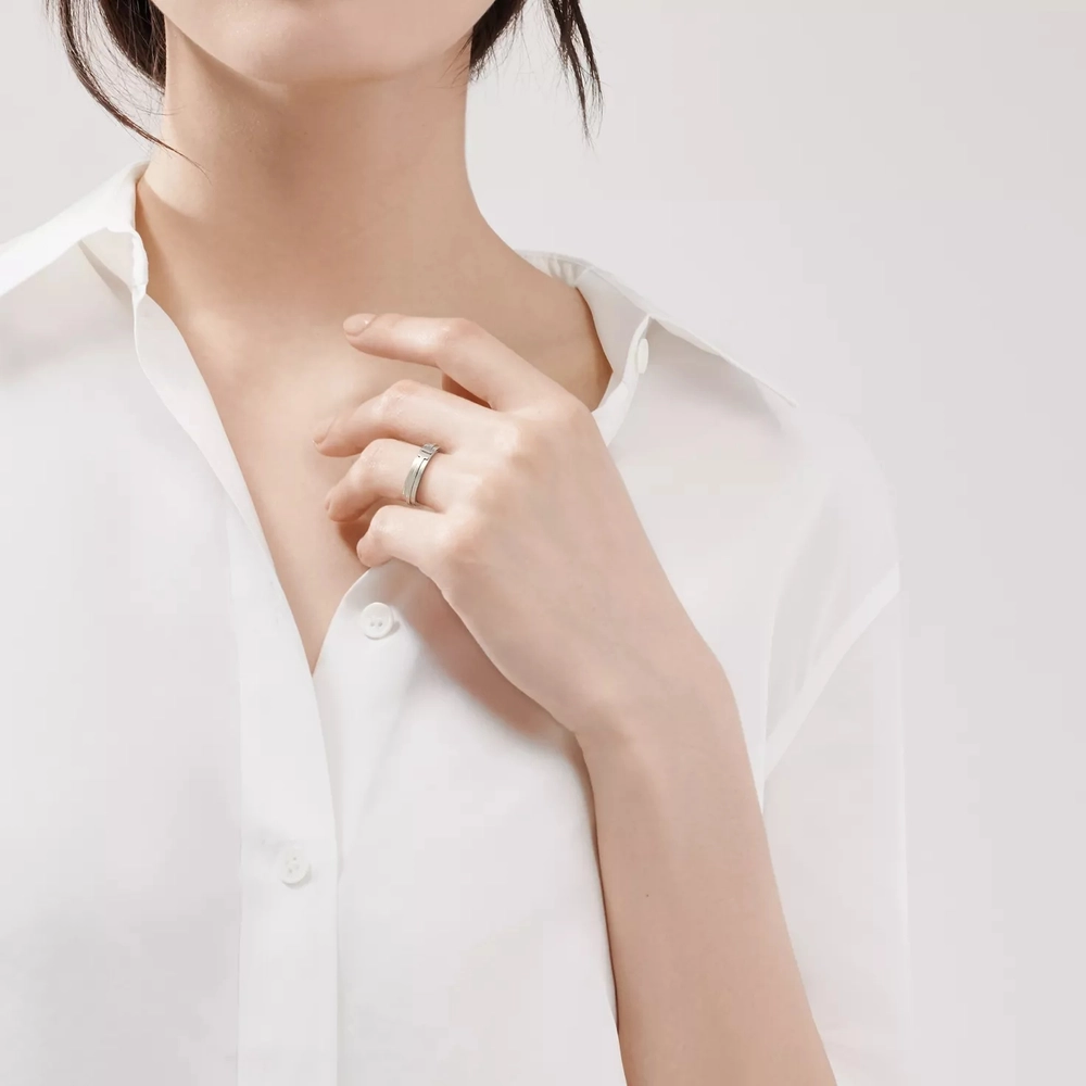 Кольцо из серебра 925, Tiffany 💠 T collection - В наличии