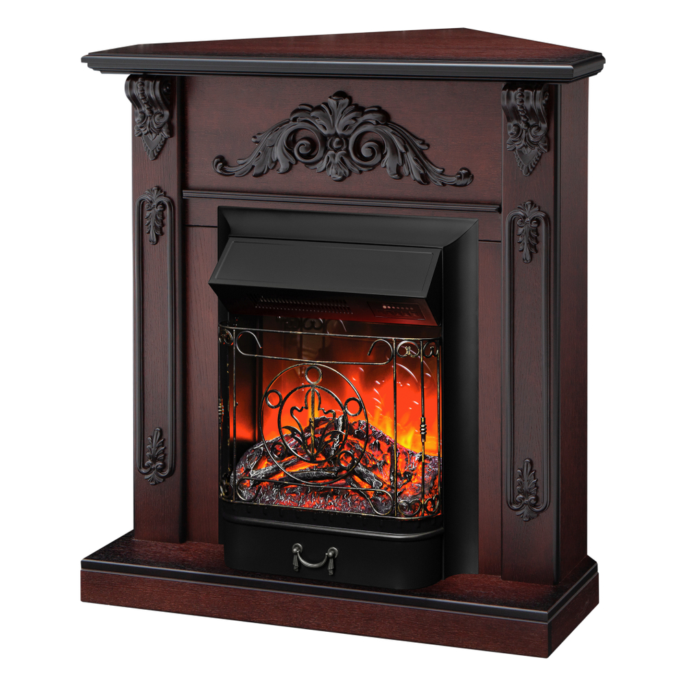 Каминокомплект Real Flame Anita Corner AO с очагом Majestic Lux Black RC (угловой)