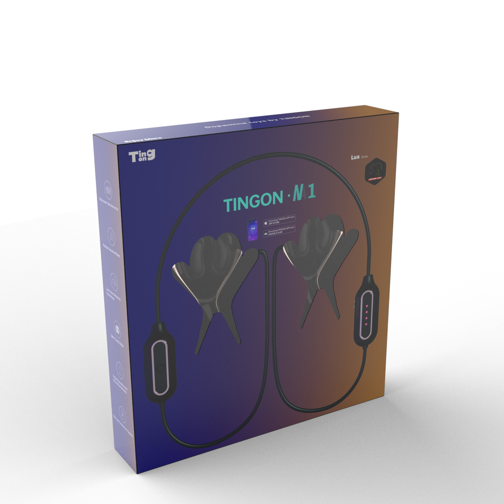 Виброзажимы на соски Tingon N1 Smart +APP