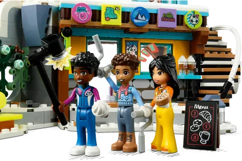 Конструктор LEGO Friends 41756 Каникулы: Лыжная трасса и кафе