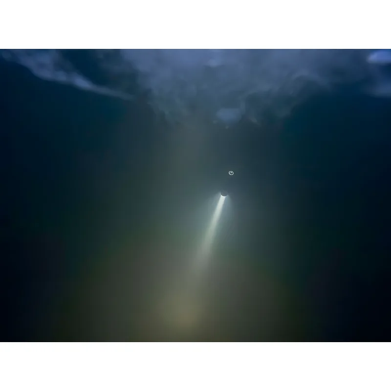 Тактический фонарь Armytek Predator Pro Max Extended Set - работа фонаря под водой