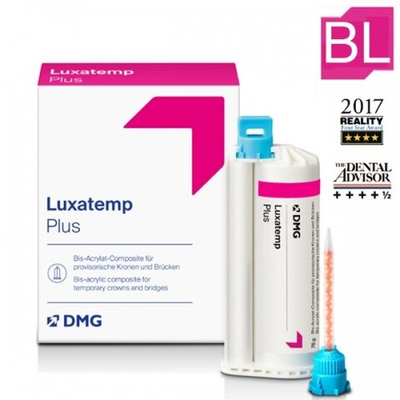 Luxatemp Automix Plus BL (76гр.+15 насадок) Люксатемп Аутомикс BL, пластмасса для временных коронок