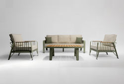 Комплект Ocean Seating Set. Алюминий, ироко. Поставка 45 дней.