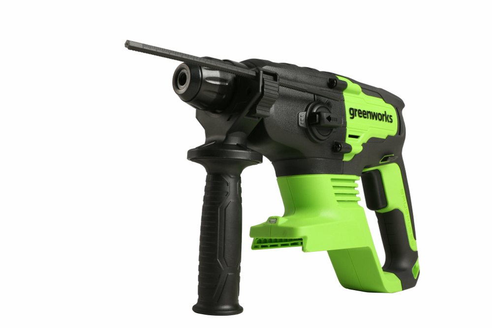 Перфоратор аккумуляторный GREENWORKS GD24SDS2 24В,SDS+,2ДЖ,б/щ,без АКБ и ЗУ (3803007)