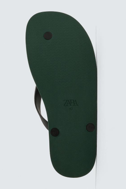 ZARA Х AARON LEVINE САНДАЛИИ, ЗЕЛЕНЫЙ