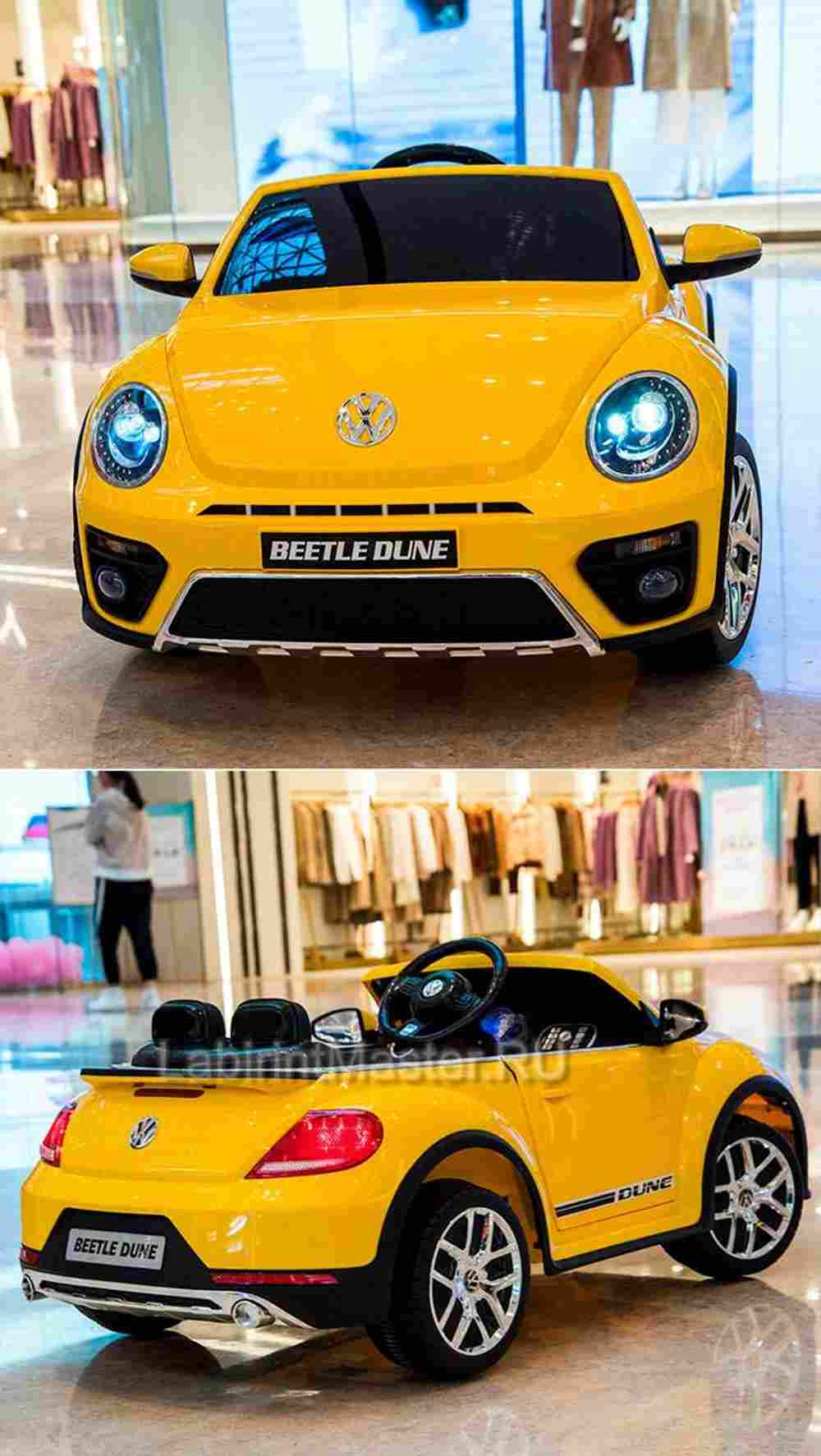 Детский электромобиль S303, Volkswagen, желтый