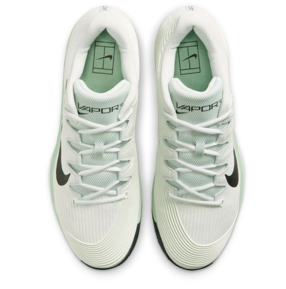 Мужские кроссовки теннисные Nike Zoom Vapor 12 Clay - light silver/steam white/black