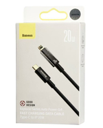 Кабель-зарядка Type-C на Lightning Baseus Explorer 20W 2м (CATS000101) черный