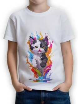 Футболка для садика и школы.девочка.1шт.