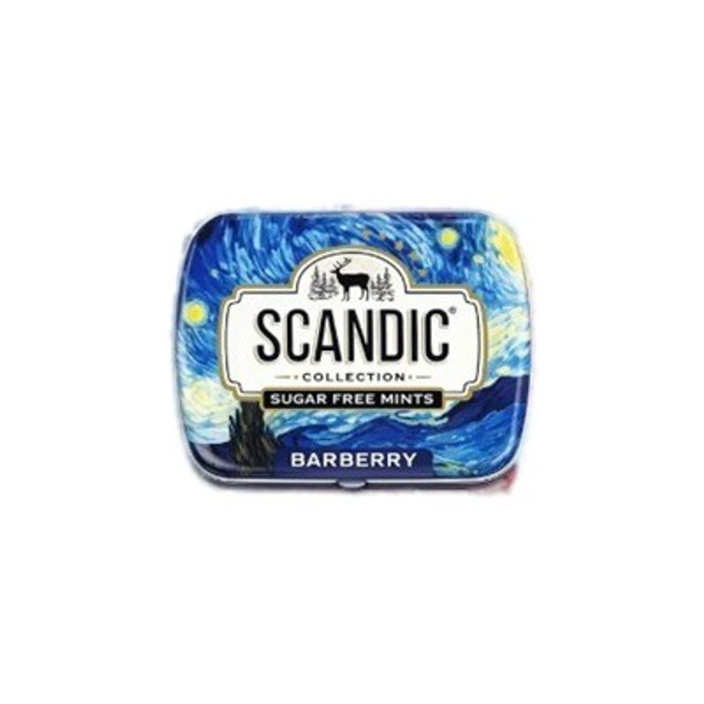 Конфеты SCANDIC без сахара со вкусом Барбарис 18шт