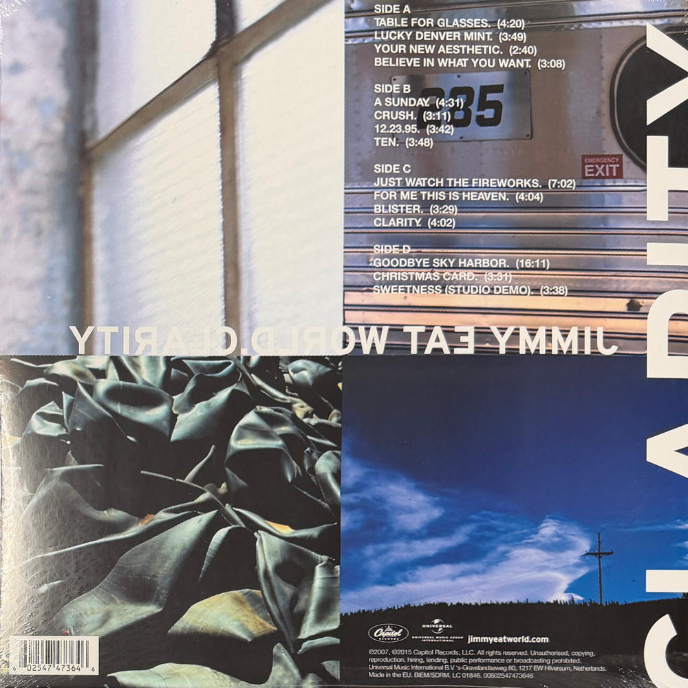 Jimmy Eat World ‎– Clarity 2LP (Европа 2022г.) Т
