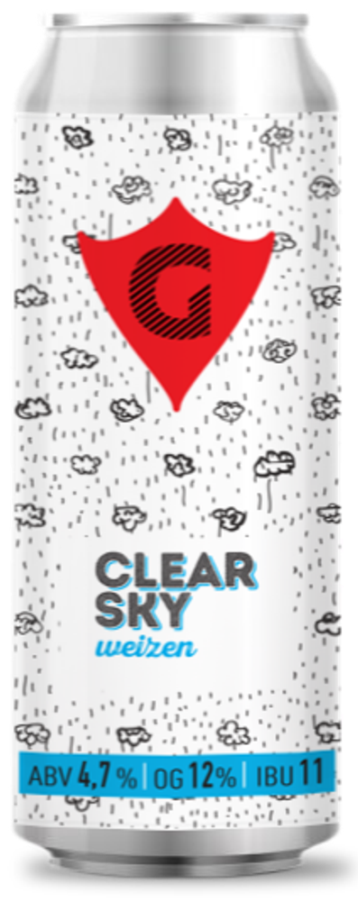 Пиво Гуси Клиар Скай / Gusi Clear Sky 0.45 - банка