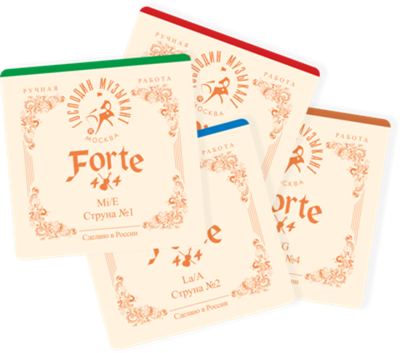 Струна первая для скрипки Господин Музыкант VС-126 FORTE 4/4