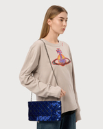 BAO BAO ISSEY MIYAKE КЛАТЧ PLATINUM-1 СИНИЙ