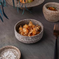Салатник 350 мл d 12 см h5,2 см емкость для закусок Brown Taiga P.L. Proff Cuisine [6]