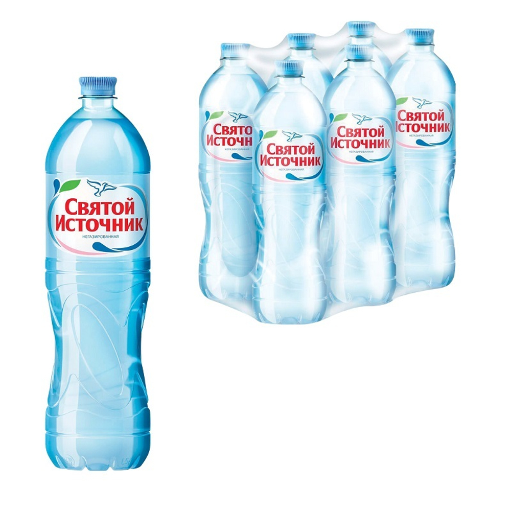 Вода Святой Источник негазированная 1.5л