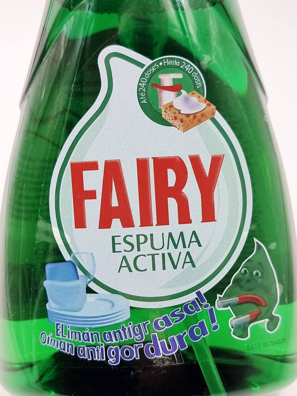 Fairy Активная пена Жидкое средство для мытья посуды Espuma Activa (375х2) 750 мл (Бельгия)