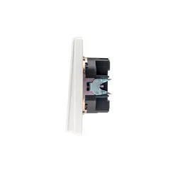 Переключатель проходной одноклавишный KRANZ Miele Round Перламутр KR-78-0708-1