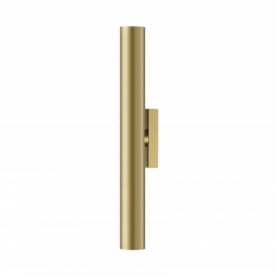 Светильник настенный Compass 2х10W,  D45xH380мм,  2069Lm,  3000К,  матовая латунь