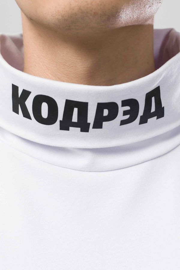 Водолазка оверсайз Rollneck Wide Coderedneck белая - фото 5