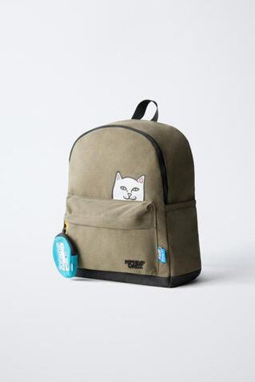 ZARA РЮКЗАК RIPNDIP ©, СЕРЫЙ