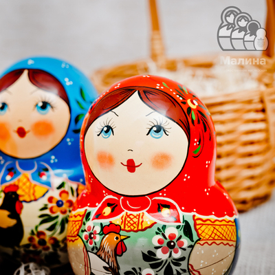 Матрешка "С курочкой"  традиция 5мест