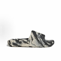 Adilette 22 Slides "Carbon Aluminum"