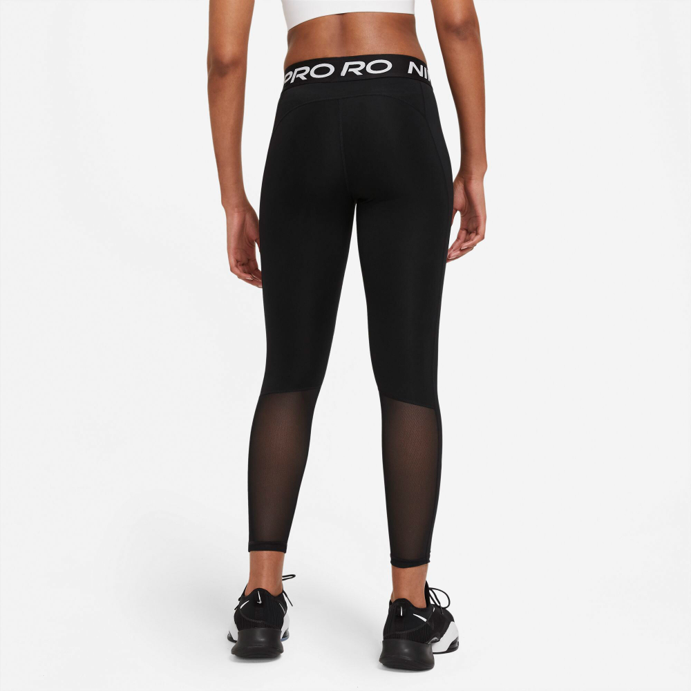 Женские теннисные брюки Nike Pro 365 Tight Women - Black, White
