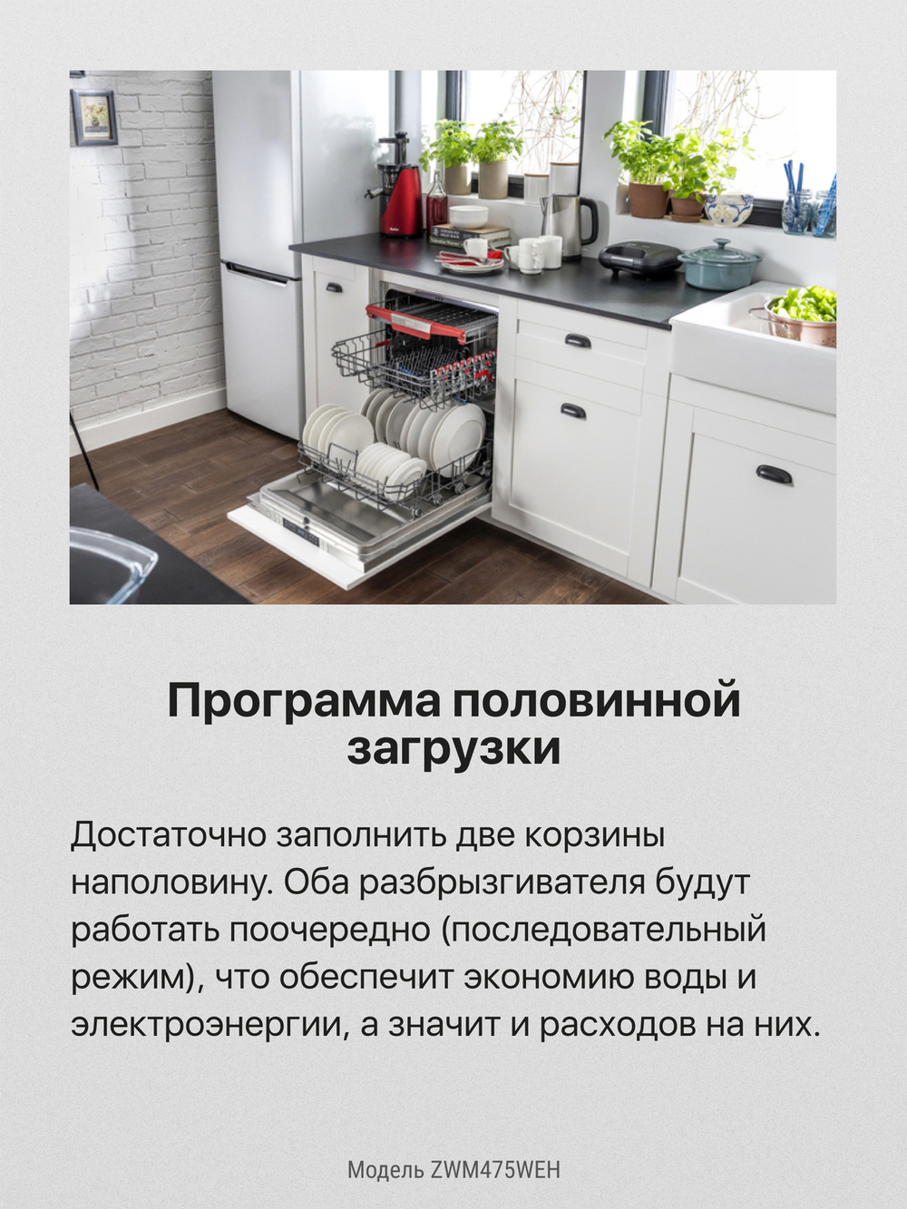 Посудомоечная машина Hansa ZWM475WEH